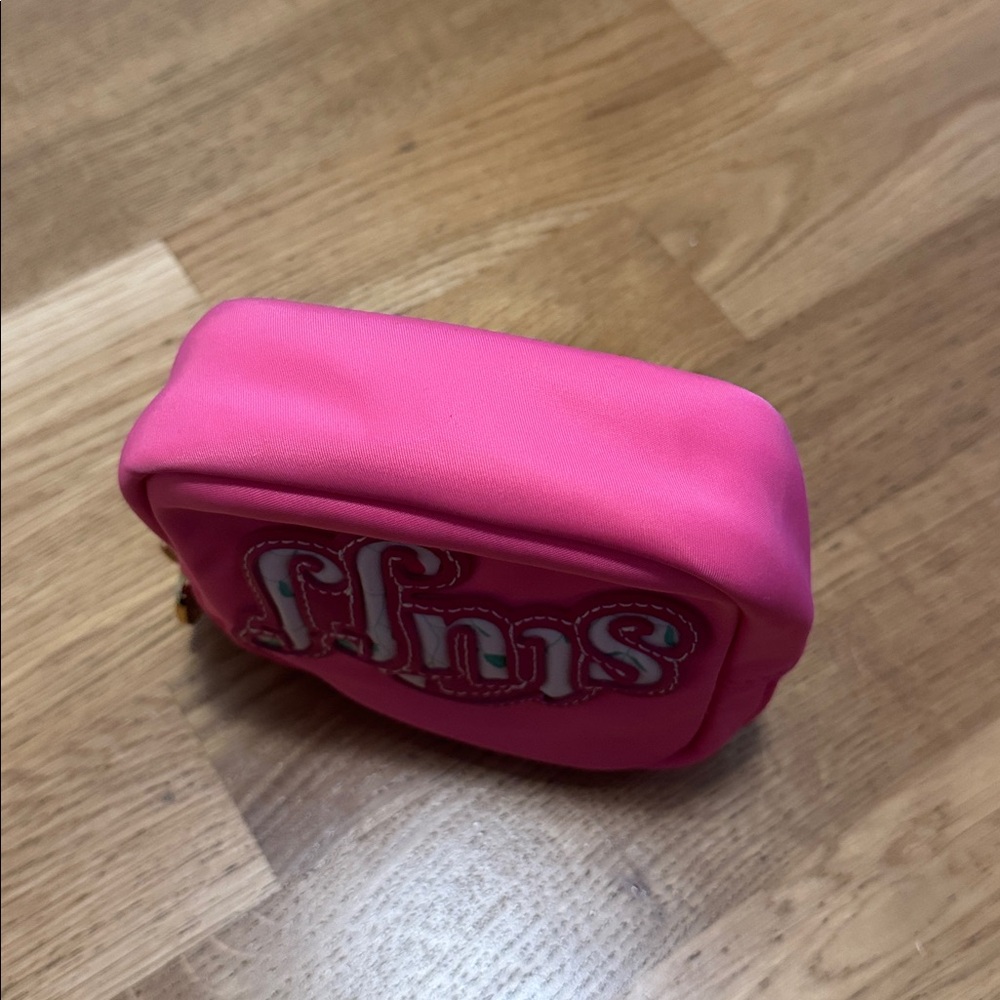 Stoney Clover Lane pouch with 'Stuff' Embroidery - Picture 4 of 6